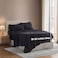 Nestl Extra Deep Queen Sheet Set 6 Piece Breathable Cooling Sheets Hotel Luxury Bedding Set w1824 Inch Deep Pockets Easy Secure Fit Super Soft Wrinkle Free Comfy Black