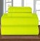 Elegant Comfort Luxury 1500 Premium Hotel Quality Microfiber 4Piece Sheet Set Wrinkle Resistant All Around Elastic Fitted Sheet Deep Pocket up to 16 Full Lime