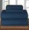 Elegant Comfort Luxury 1500 Premium Hotel Quality Microfiber 4Piece Sheet Set Wrinkle Resistant All Around Elastic Fitted Sheet Deep Pocket up to 16 California King Navy Blue