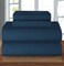 Elegant Comfort Luxury 1500 Premium Hotel Quality Microfiber 4Piece Sheet Set Wrinkle Resistant All Around Elastic Fitted Sheet Deep Pocket up to 16 California King Navy Blue