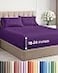 CGK Unlimited Extra Deep Queen Sheet Set 4 Piece Breathable Cooling Bed Sheets Easily Fits 18 to 24 inch Mattress Ultra Soft Wrinkle Fade Free w Extra Deep Pockets Comfy Hotel Luxury Bedding Purple