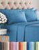 CGK Unlimited Cal King 6 Piece Sheet Set Comfy Breathable Cooling Soft Hotel Luxury Bedding Set with 816 Inch Deep Pockets 1 Flat 1 Fitted Sheet 4 Pillowcases Wrinkle Free Easy Care Denim Blue