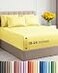 CGK Unlimited Extra Deep Cal King Sheet Set 6 Piece Breathable and Cooling Sheets Hotel Luxury Bedding for Women Men Kids Teens Easy Secure Fit Soft Wrinkle Free Comfy Extra Deep Pockets Yellow