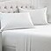 Mellanni California King Sheets Set 4 PC Iconic Collection Bedding Hotel Luxury Extra Soft Cooling Bed Sheets Wrinkle Fade Stain Resistant Cal King Pinstripe Gray