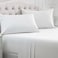 Mellanni California King Sheets Set 4 PC Iconic Collection Bedding Hotel Luxury Extra Soft Cooling Bed Sheets Wrinkle Fade Stain Resistant Cal King Pinstripe Gray