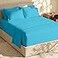 Hearth &amp; Hearth Harbor Extra Deep Pocket Queen Sheets Sets Fits Mattress 1824 Inches Deep Extra Deep Pocket Sheets 6 Piece Queen Size Beach Blue