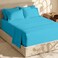 Hearth &amp; Hearth Harbor Extra Deep Pocket Queen Sheets Sets Fits Mattress 1824 Inches Deep Extra Deep Pocket Sheets 6 Piece Queen Size Beach Blue
