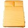 SONORO KATE Bed Sheet Set Super Soft Microfiber 1800 Series Luxury Egyptian Sheets 16Inch Deep PocketWrinkle and Hypoallergenic4 Piece Yellow Queen