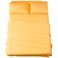 SONORO KATE Bed Sheet Set Super Soft Microfiber 1800 Series Luxury Egyptian Sheets 16Inch Deep PocketWrinkle and Hypoallergenic4 Piece Yellow Queen