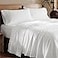 Bedsure Full Size Bed Sheets 4 Pieces Soft Full Sheet Set Breathable Cooling Hotel Luxury Easy Care Polyester Microfiber Bedding for Kids Women Men Bright White