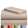 LuxClub Twin XL Sheets Soft Twin Bed Sheets forBoysandGirls3 PC Deep Pockets 18 Eco Friendly Wrinkle FreeKidsFitted Sheets Machine Washable Hotel Bedding Silky Soft Light Khaki Twin XL
