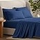 Bare Home Hotel Luxury King Sheet Set Extra Soft 6 Piece Set Deep Pockets Easy Fit Cooling Breathable Wrinkle Fade Stain Resistant Includes 4 Pillowcases King Dark Blue