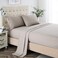 Lanest Housing Twin XL Sheet Set 2400 Thread Count Soft Deep Pocket Microfiber Sheets College Dorm Sheets 3 Pieces Taupe Bedding Sheet Pillowcases Sets