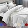 SONORO KATE Bed Sheet Set Super Soft Microfiber 1800 Series Luxury Egyptian Sheets Fit 1824 Inch Deep Pocket Mattress Wrinkle4 Piece White Twin XL