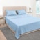 Mejoroom King Size Bed Sheet Set Hotel Luxury 1800 Bedding Sheets Pillowcases 16 Deep Pocket Fitted Sheet Soft Breathable Wrinkle Fade Resistant 4 PieceKing Light Blue