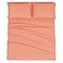 Mejoroom King Size Bed Sheet Set Hotel Luxury 1800 Bedding Sheets Pillowcases 16 Deep Pocket Fitted Sheet Soft Breathable Wrinkle Fade Resistant 4 PieceKing Coral