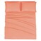 Mejoroom King Size Bed Sheet Set Hotel Luxury 1800 Bedding Sheets Pillowcases 16 Deep Pocket Fitted Sheet Soft Breathable Wrinkle Fade Resistant 4 PieceKing Coral