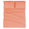 Mejoroom King Size Bed Sheet Set Hotel Luxury 1800 Bedding Sheets Pillowcases 16 Deep Pocket Fitted Sheet Soft Breathable Wrinkle Fade Resistant 4 PieceKing Coral
