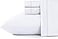 Shunjie.Home ShunjieHome 100 Cotton King Bed Sheets Set 600 Thread Count Sateen 4 Piece Bed Sheet Set Deep Pocket with All Around Elastic Breathable Durable Hotel Luxury Bedding White