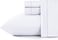 Shunjie.Home ShunjieHome 100 Cotton King Bed Sheets Set 600 Thread Count Sateen 4 Piece Bed Sheet Set Deep Pocket with All Around Elastic Breathable Durable Hotel Luxury Bedding White