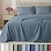 California Design Den Luxury 100 Cotton Sateen Buttery Soft 800 Thread Count King Bed Sheet Set Durable Deep Pocket Bedding Dusty Blue
