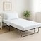 Cottingon 4 Pc Cot Sheets 33x75 Set 100 Egyptian Cotton Perfect for Rollaway Beds Narrow Twin Camping Cot Size Rv Bunk Guest Bed Replacement 7 Deep Mattress White Solid