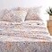 Wake In Cloud Boho Bed Sheets 100 Cotton 4Piece Sheet Set Bohemian Hippie Chic Paisley Patterned Aesthetic Bedding Deep Pocket Turquoise Orange Queen Size