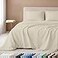 California Design Den Luxury Full Size Sheet Set 100 Cotton 600 Thread Count Deep Pocket Full Size Bed Sheets Sateen Weave Cream Warm Ivory