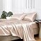 MR&HM MRHM Satin Bed Sheets Twin XL Size Sheets Set 3 Pcs Silky Bedding Set with 15 Inches Deep Pocket for Mattress Twin XL Champagne