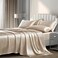 P Pothuiny Satin Sheets King 6 Pieces Taupe Luxury Silky Satin Bed Sheets King Bedding Set Extra Soft Satin Sheet Set 1 Satin Fitted Sheet 1 Flat Sheet 4 Pillow Cases