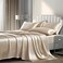 P Pothuiny Satin Sheets King 6 Pieces Taupe Luxury Silky Satin Bed Sheets King Bedding Set Extra Soft Satin Sheet Set 1 Satin Fitted Sheet 1 Flat Sheet 4 Pillow Cases