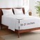 Bedsure Deep Pocket Full Size Bed Sheets Set Fits Mattresses Up to 21 Inches Thick 4 Piece GentleSoft Bed Sheets Moisture Wicking Soft Cooling Bedsheet Pillowcases Easy Secure Fit White