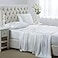 Lanest Housing Silk Satin Sheets California King Size Satin Bed Sheet Set with Deep Pockets Cooling Soft and Hypoallergenic Satin Sheets Cal King Ivory
