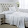 Lanest Housing Silk Satin Sheets California King Size Satin Bed Sheet Set with Deep Pockets Cooling Soft and Hypoallergenic Satin Sheets Cal King Ivory
