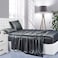 Lanest Housing Silk Satin Sheets California King Size Satin Bed Sheet Set with Deep Pockets Cooling Soft and Hypoallergenic Satin Sheets Cal King Grey