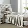 Lanest Housing Silk Satin Sheets California King Size Satin Bed Sheet Set with Deep Pockets Cooling Soft and Hypoallergenic Satin Sheets Cal King Taupe