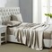 Lanest Housing Silk Satin Sheets California King Size Satin Bed Sheet Set with Deep Pockets Cooling Soft and Hypoallergenic Satin Sheets Cal King Taupe