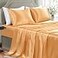 GOLAL Satin Sheets King Size 4 Pieces Luxury Silky Soft Bed Sheets WrinkleFree Gold Satin Silk Sheet Set with 1 Deep Pocket Fitted Sheet 1 Flat Sheet 2 Pillow Cases
