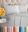 CGK Unlimited Full Size 4 Piece Sheet Set Ultra Soft Cooling Bed Sheets Fits 8 Inch to 16 inch Mattress Wrinkle Free Fade Resistant w Deep Pockets Breathable Comfy Hotel Luxury Bedding Grey Stripes