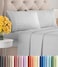 CGK Unlimited Full Size 4 Piece Sheet Set Ultra Soft Cooling Bed Sheets Fits 8 Inch to 16 inch Mattress Wrinkle Free Fade Resistant w Deep Pockets Breathable Comfy Hotel Luxury Bedding Grey Stripes
