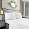 Mocassi King Sheet Set Luxury Hotel 1800 Premier Bedding Sheets Pillowcases Ultra Soft Breathable Cooling Bed Sheets Deep Pocket Wrinkle Resistant 4 Piece Set King White