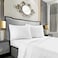 Mocassi King Sheet Set Luxury Hotel 1800 Premier Bedding Sheets Pillowcases Ultra Soft Breathable Cooling Bed Sheets Deep Pocket Wrinkle Resistant 4 Piece Set King White