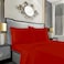 Mocassi Queen Sheet Set Luxury Hotel 1800 Premier Bedding Sheets Pillowcases Ultra Soft Breathable Cooling Bed Sheets Deep Pocket Wrinkle Resistant 4 Piece Set Queen Red