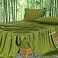 Ivellow Deep Pocket King Sheets Rayon Derived from Bamboo Extra Deep Pocket up to 1824 Hotel Luxury Cooling Sheets for King Size Bed Silky Soft Smooth Breathable Bed Sheets Green