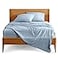 Bare Home King Sheet Set 1800 UltraSoft Microfiber King Bed Sheets Double Brushed Deep Pockets Easy Fit 4 Piece Set Bedding Sheets Pillowcases King Dusty Blue