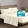 THREAD SPREAD Egyptian Cotton Sheets Queen Size 800 Series High Thread Count Bed Sheets Queen Size 4 PC Ivory 16 Deep Pocket Cooling Sateen Weave Euphoria Collection Luxury Hotel Bedding