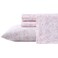 Laura Ashley King Sheet Set ButterySoft Bed Sheets with a Naturally Silky Smooth Cotton Sateen Lightweight Feel Matching Pillowcases Fitted Sheet Bella Pink