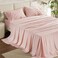 Bedsure King Size Sheets Set Cooling Sheets for Hot Sleepers Rayon Derived from Bamboo PureWoven Breathable Soft Deep Pocket Up to 16 Inches Hotel Luxury Silky Bedding Pink