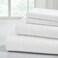Modern Threads Soft Microfiber Solid Sheets Luxurious Microfiber Bed Sheets Includes Flat Sheet Fitted Sheet with Deep Pockets Pillowcases White Queen