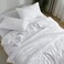 DOZ by DOZ Sheet Set 100 Viscose derived from Bamboo Organically Grown Buttery Soft Cooling Sheets High GSM Deep Pockets 3 Piece 1 Pillowcase 1 Fitted Sheet 1 Top Sheet Snow Twin